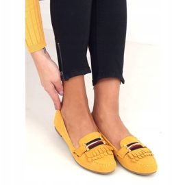 Mocassini da donna miele 88-381 Giallo 1
