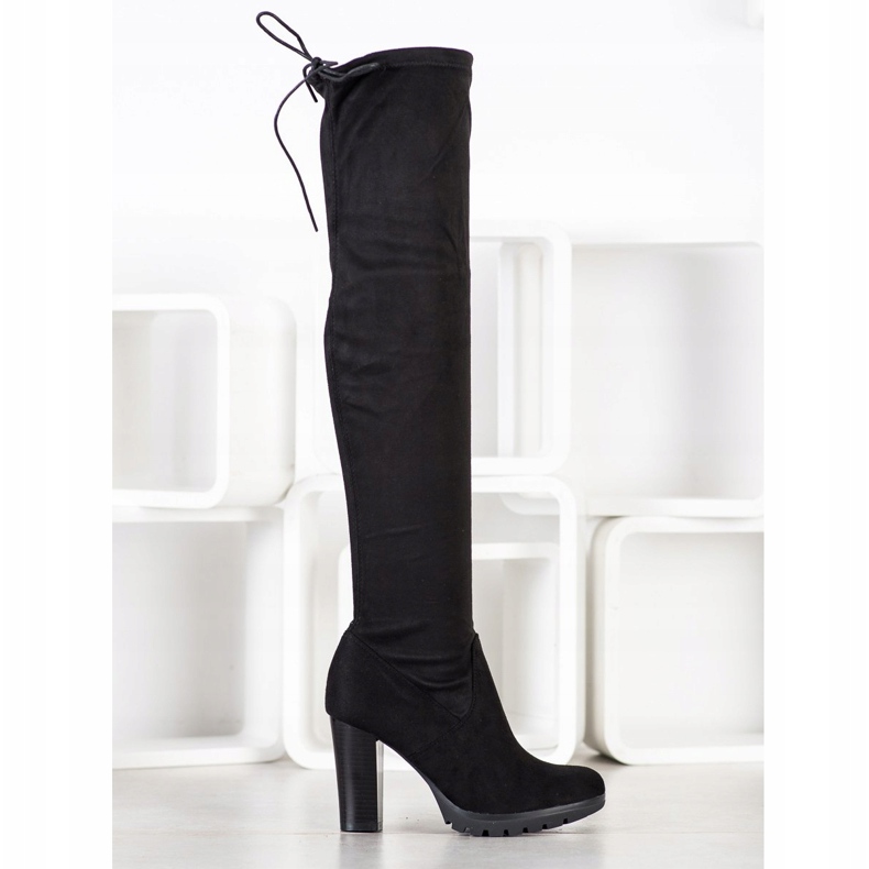 SHELOVET Moschettieri neri alla moda nero 1