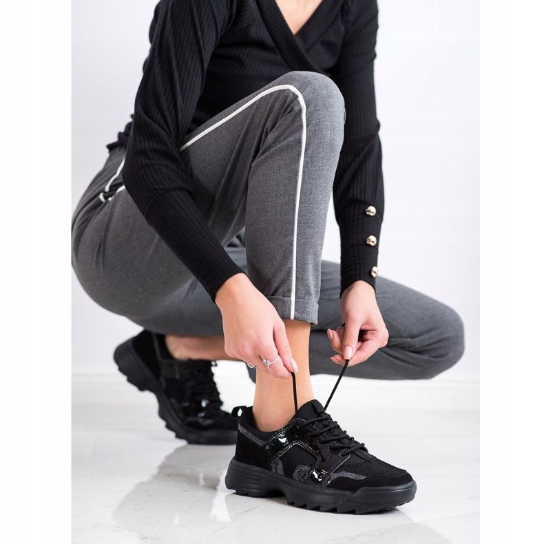 Kylie Scarpe da ginnastica nere chiare nero grigio 1