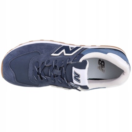 Scarpe New Balance U ML574GRE bianco blu navy blu 2