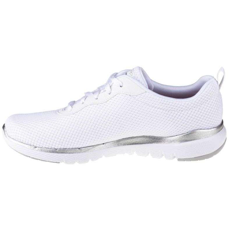 Skechers Flex Appeal 3.0 W 13070-WSL bianca d'argento 1