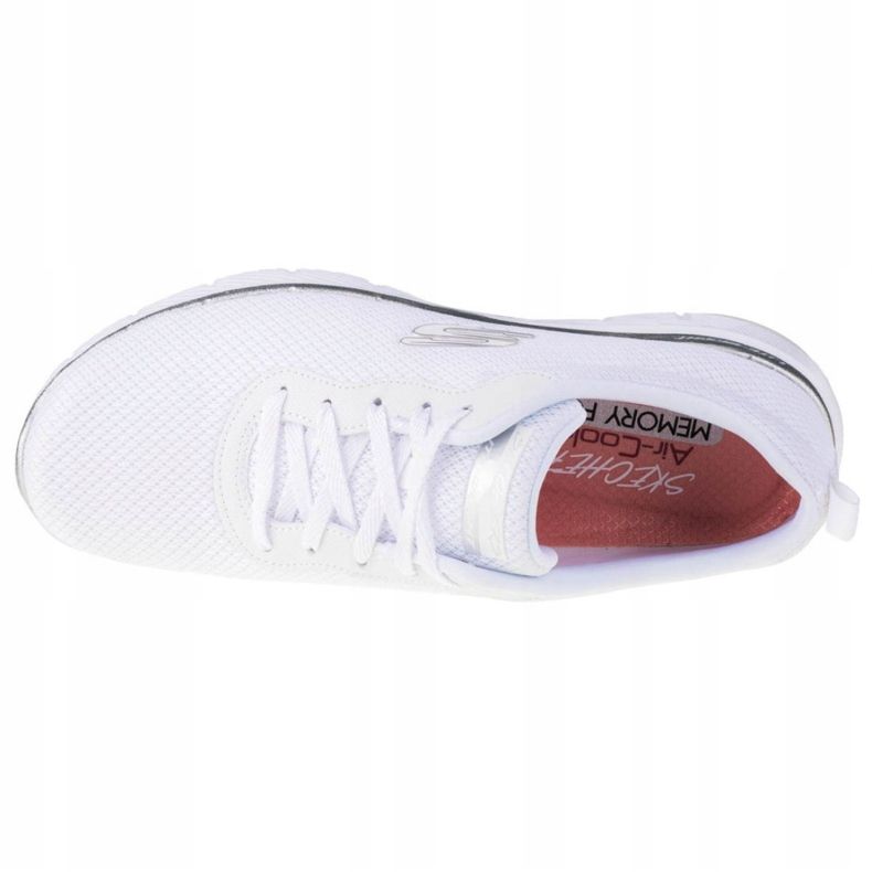 Skechers Flex Appeal 3.0 W 13070-WSL bianco argento 2