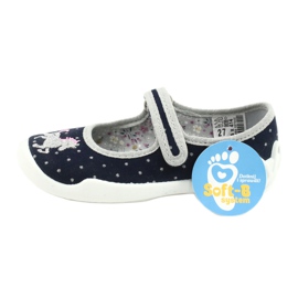 Scarpe per bambini Befado 114X414 blu navy grigio 6