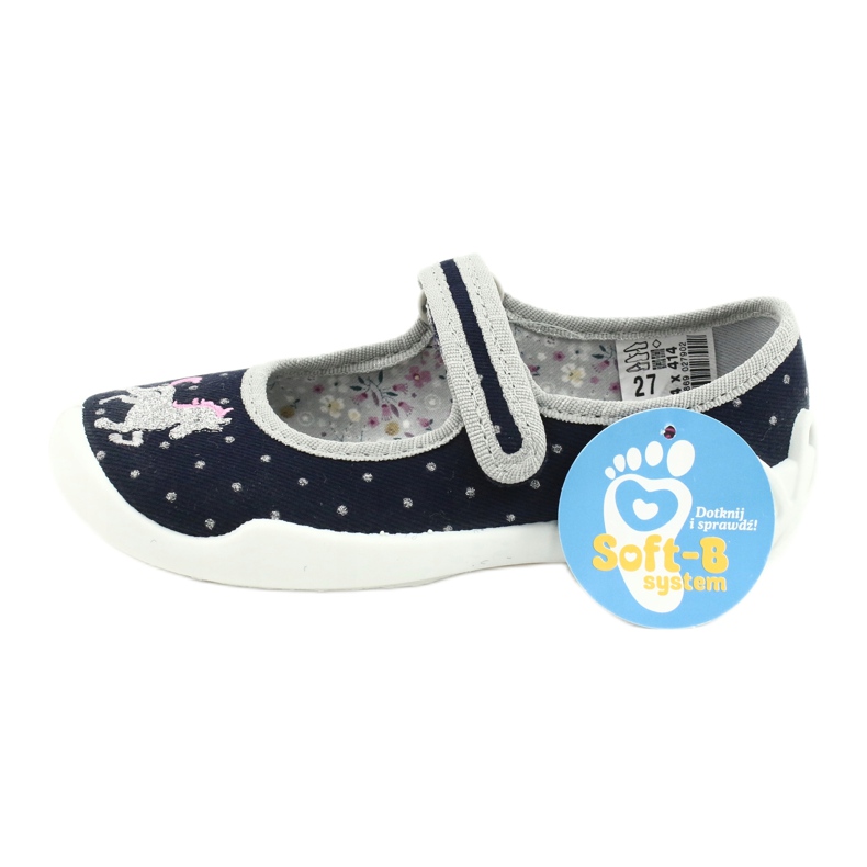 Scarpe per bambini Befado 114X414 blu navy grigio 6