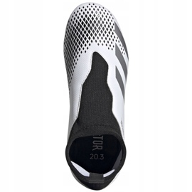 Scarpe da calcio Adidas Predator 20.3 Ll Fg Jr FW9212 bianco bianco 2
