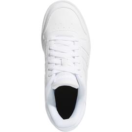 Scarpe Adidas Hoops 2.0 K per bambini bianche F35891 bianca 1