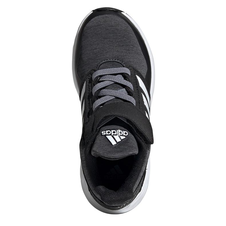 Scarpe Adidas FortaFaito El K per bambini nere e grigie EE7309 nero grigio 1