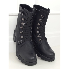 Stivali militari neri 361 Black nero 1