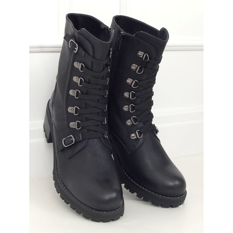 Stivali militari neri 361 Black nero 1