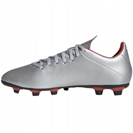Scarpe da calcio adidas X 19.4 FxG argento F35379 d'argento 5