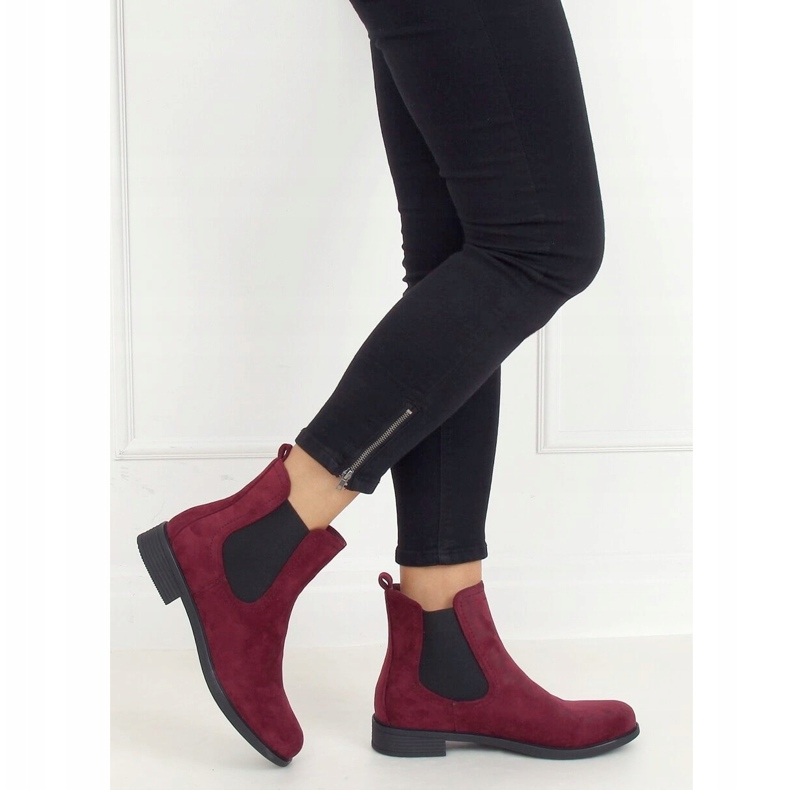 Stivali bordeaux classici da donna MR-9 Wine rosso 1