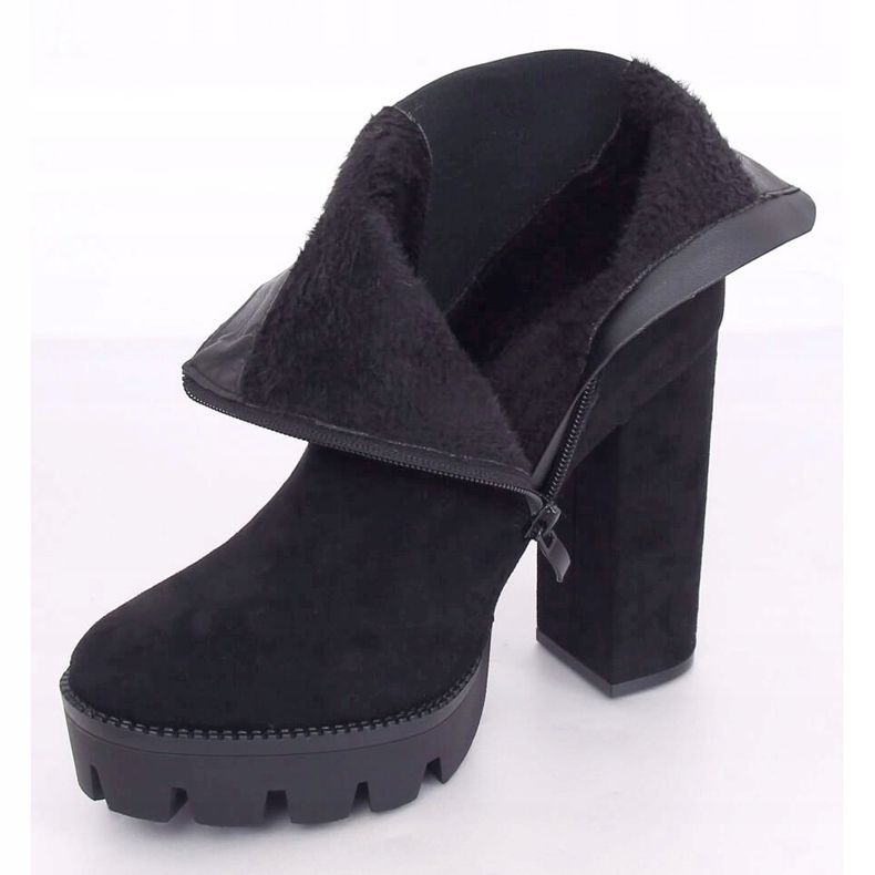 Stivali neri sulla piattaforma Stivali Jodhpur DA30P Black nero 2