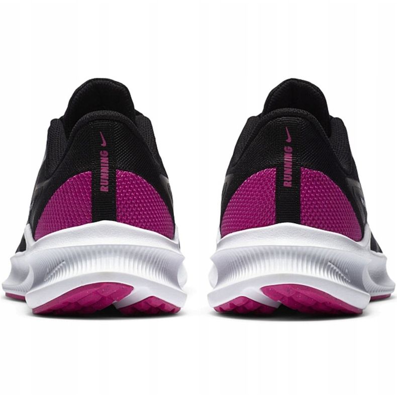 Nike Downshifter 10 scarpe da donna nere e rosa CI9984 004 nero 1