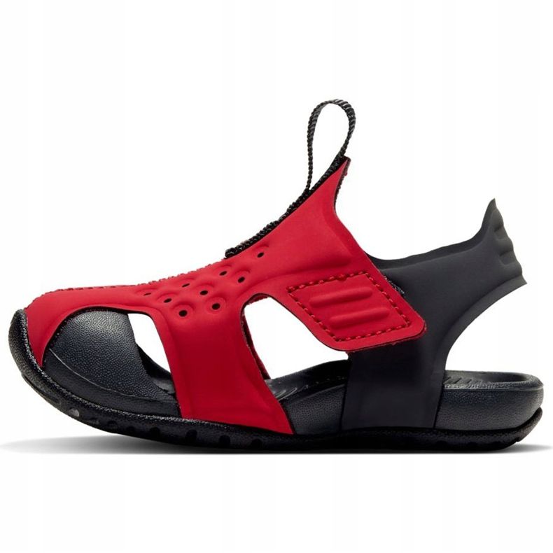Nike Sunray Protect 2 sandali da bambino rosso 943827 603 nero 1