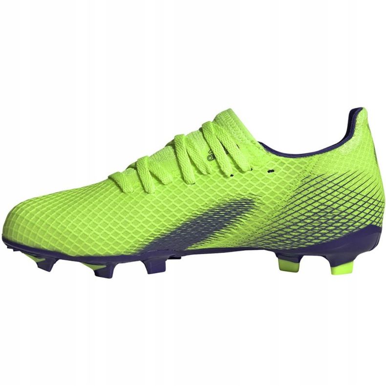 Scarpe da calcio Adidas X Ghosted.3 Fg Jr EG8212 verde verde 2