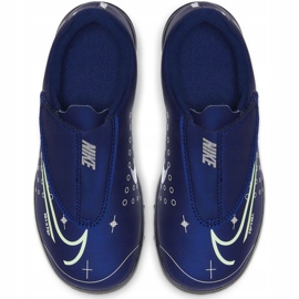 Nike Mercurial Vapor 13 Club Mds Tf Ps (V) Jr CJ1180-401 scarpe da calcio blu navy 4