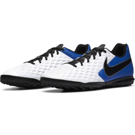 Scarpe da calcio Nike Tiempo Legend 8 Club Tf M AT6109 104 nero, blu, bianco bianco 1