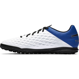 Scarpe da calcio Nike Tiempo Legend 8 Club Tf M AT6109 104 nero, blu, bianco bianco 2