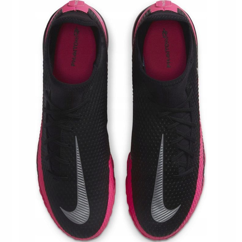 Nike Phantom Gt Academy Df Tf M CW6666 006 scarpe da calcio rosa, nero nero 1