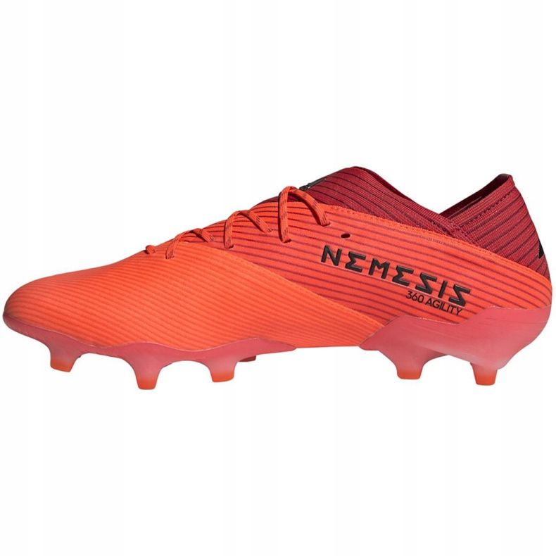 Scarpe da calcio Adidas Nemeziz 19.1 Fg M EH0770 multicolore arancia 2