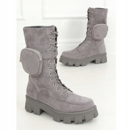 Stivali grigi con borsa NC1111 Grey grigio 1