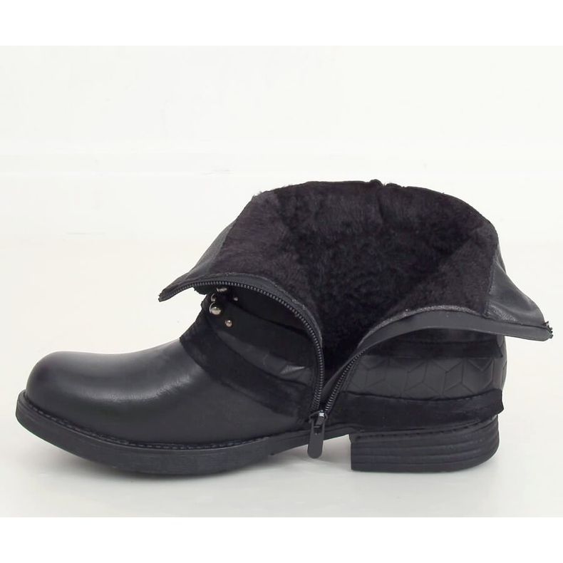 Stivali da donna neri BZ66016-KB Nero 2
