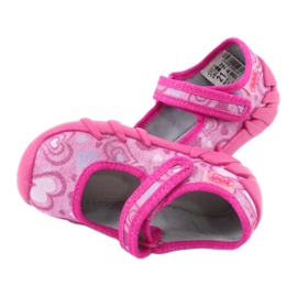 Scarpe per bambini Befado 109P162 rosa argento 5
