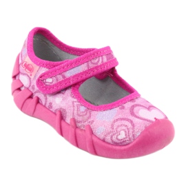 Scarpe per bambini Befado 109P162 rosa argento 1
