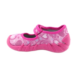 Scarpe per bambini Befado 109P162 rosa argento 2