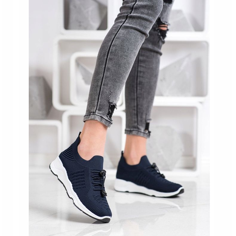 Goodin Scarpe sportive comode blu navy 1