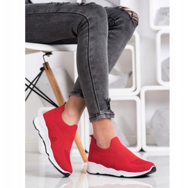 Goodin Scarpe da ginnastica senza lacci rosso 2