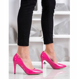 Goodin Décolleté laccate rosa 1