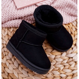 BUGO Stivali da neve da bambino per bambini neri caldi Gooby nero 2