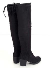 Stivali neri con tacco largo PE253P Black Ii Genre nero 1
