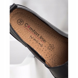 Slip on VINCEZA in pelle nero 1