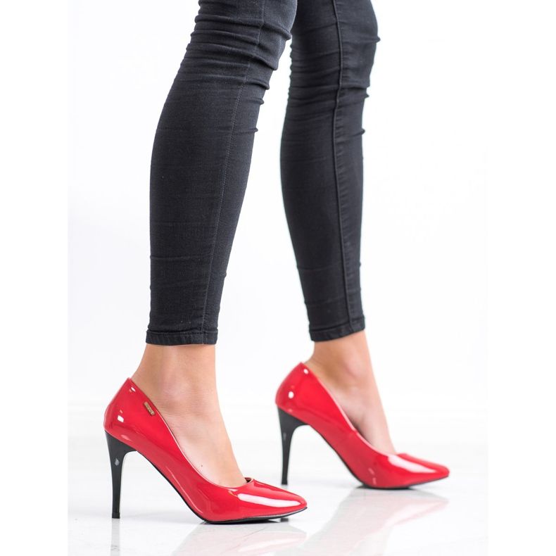 Goodin Décolleté laccate rosso 2