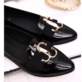 Mocassini Donna Lordsy Pelle Verniciata Nero Nicole 2588 1