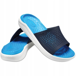 Crocs Literide Slide blu navy-bianco 205 183 462 1