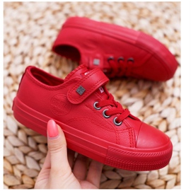 Sneakers in pelle per bambini Big Star EE374036 Rosso 1