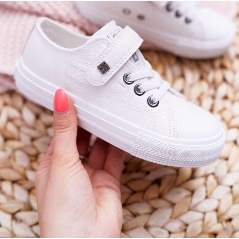 Sneakers in pelle per bambini Big Star EE374035 Bianco 1