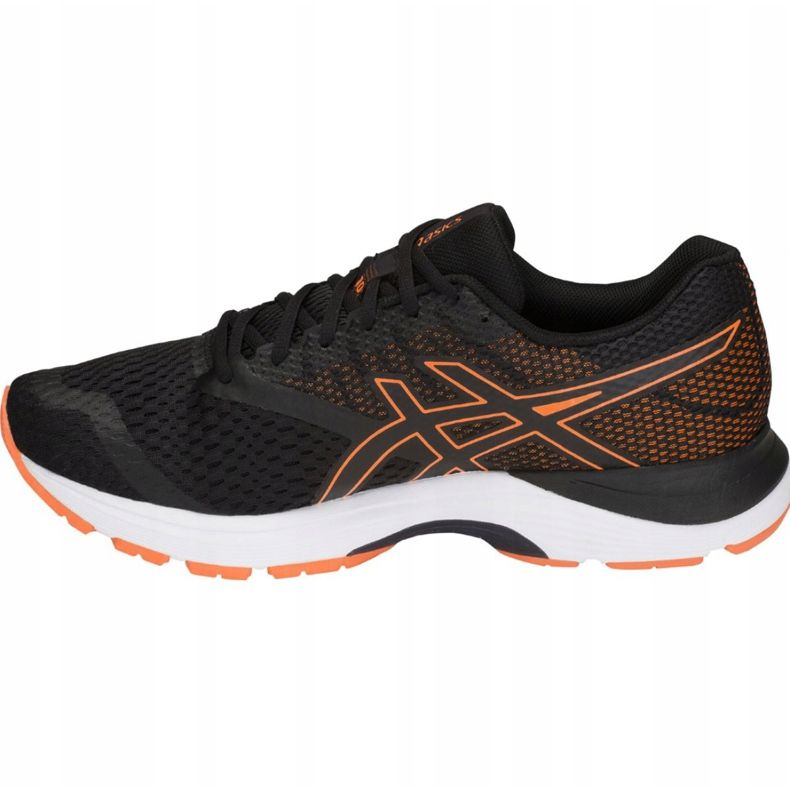 Asics Gel-Pulse 10 M 1011A007-001 scarpe nero arancia 1