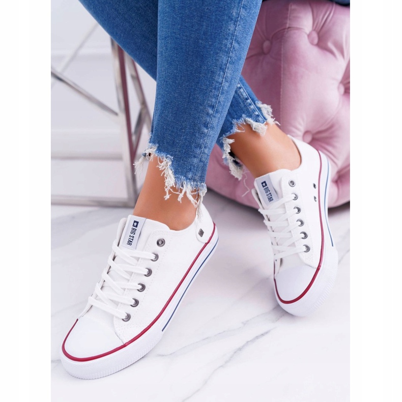 Big Star Classic Sneakers Biaded White DD274336 bianco 1