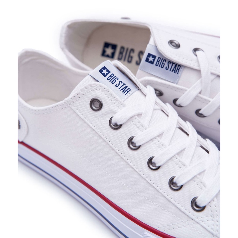 Sneakers Big Star Classic Tie bianche DD174271 bianco 2