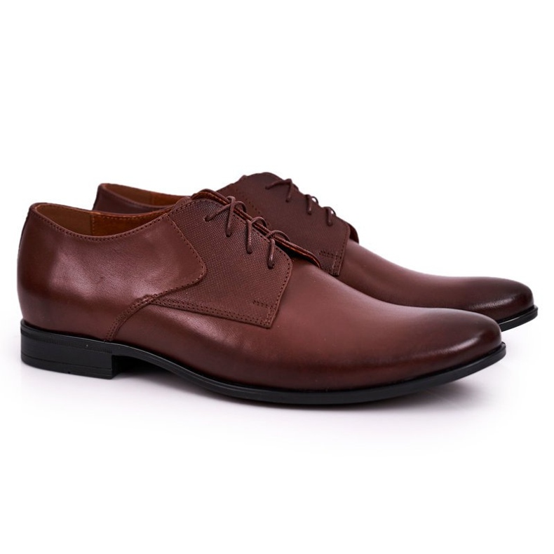 Bednarek Polish Shoes Scarpe da uomo in pelle Bednarek Brown marrone 2