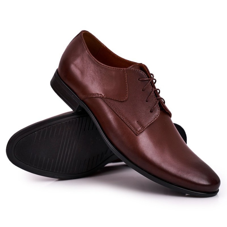 Bednarek Polish Shoes Scarpe da uomo in pelle Bednarek Brown marrone 1
