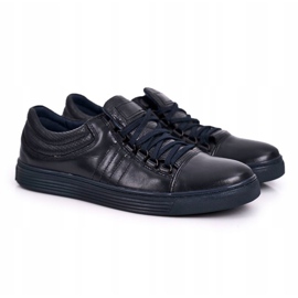 Bednarek Polish Shoes Scarpe da uomo in pelle Sneakers Bednarek Navy Blue 2