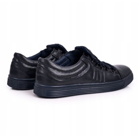 Bednarek Polish Shoes Scarpe da uomo in pelle Sneakers Bednarek Navy Blue 1