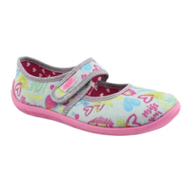 Scarpe per bambini Befado 945X430 rosa grigio multicolore 2