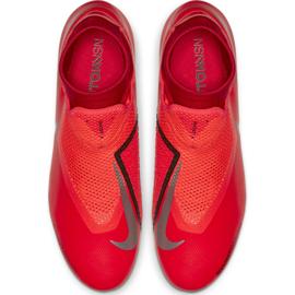 Scarpa da calcio Nike Phantom Vsn Academy Df FG / MG AO3258 600 rosso rosso 1