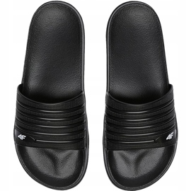 Pantofole da uomo 4F deep black H4L20 KLM001 20S nero 2